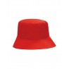 Hat - mod.4107:L/XL, Red, Poly Twill